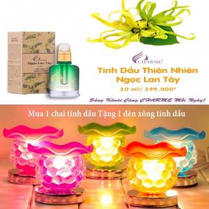 Tinh Dầu Thiên Nhiên Charme Hương Ngọc Lan Tây (Ylang) + Tặng Kèm Đèn Xông