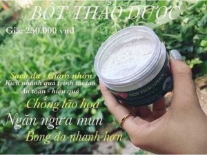 bột rửa mặt thảo dươc