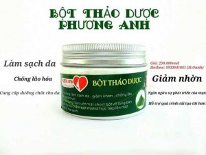 bột rửa mặt thảo dươc