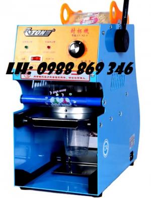 Máy ép miệng ly, dán miệng cốc, dập nắp cốc nước mía, trà sữa,....