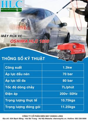 máy rửa xe oshima HLC 1800