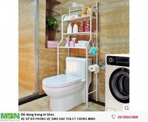 Kệ để đồ phòng vệ sinh sau toilet thông minh