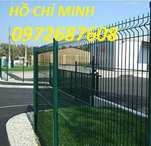 Chuyên sản xuất hàng rào mạ kẽm, hàng rào sơn tĩnh điện, hàng rào gập đầu