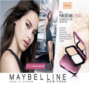 Phấn Trang Điểm Siêu Mịn 5 Trong 1 Maybelline Clearsmooth All In One Two Way Cake - Màu 03 Natural 9g