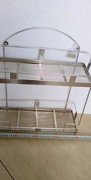 KỆ GIA VỊ 2 TẦNG INOX304 - KLA2T1540I3