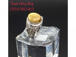 Nhẫn bạc 925 Tóc vàng Vip
