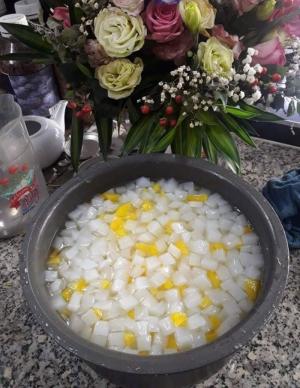 Thạch Dừa Thô Bến Tre Tặng Kèm Hương Dừa