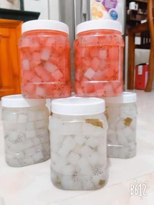 combo 3kg thạch dừa thô bên tre tặng kèm hương dừa