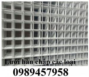 Lưới hàng rào mạ kẽm phi 6 ô 50x100 khổ 1,5m x 2m