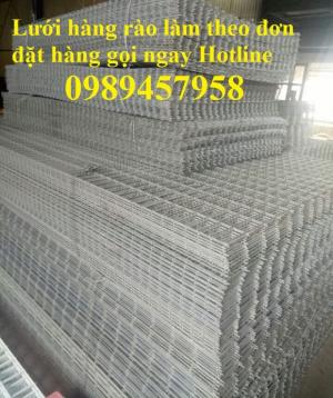 Lưới hàng rào mạ kẽm phi 6 ô 50x100 khổ 1,5m x 2m