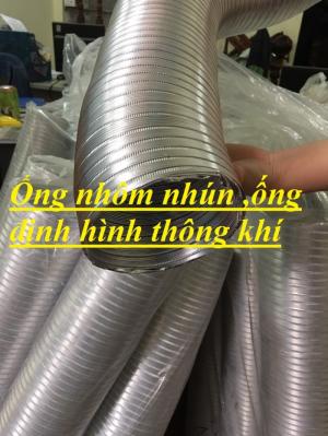 Ống nhôm nhún ,ống định hình phi 100,phi125,phi150,phi200...thông gió giá rẻ