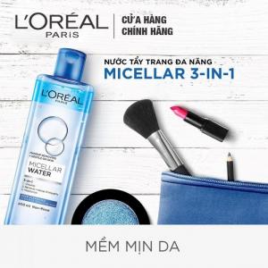 Nước Tẩy Trang L'Oreal 3 In 1 Micellar Làm Sạch Sâu 400ml
