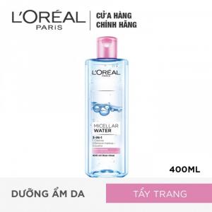 Nước Tẩy Trang Dưỡng Ẩm L'Oreal Paris Micellar Water 400ml