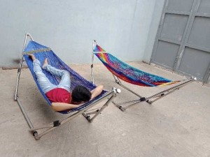 Võng xếp inox