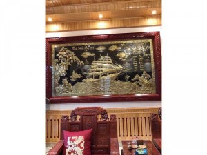 Tranh đồng thuận buồn xuôi gió ,tranh phong thuỷ tài lộc