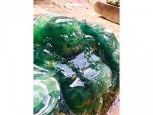 Thần Tài Và Như ý Ngọc Xanh Florit