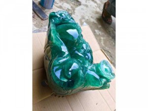 Thần Tài Và Như ý Ngọc Xanh Florit