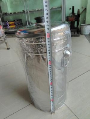 BÌNH LỌC NƯỚC INOX 304 LOẠI 20L - BL20L3 CÓ CHIỀU CAO 46CM