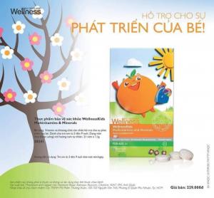 WellnessKids- Thực phẩm chho trẻ từ 3 tuổi đến 9 tuổi ( Nhập khẩu Anh Quốc)