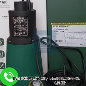 Máy bơm chìm nước thải nhựa 600M-NA SV 0.75HP không phao hãng DAB