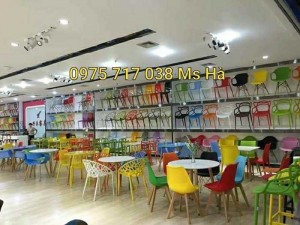 Bàn ghế nhựa nhập nhiều màu