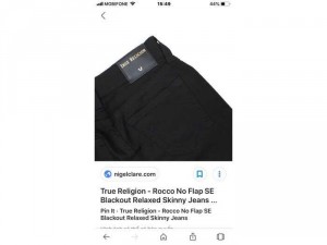 Jean true religion rocco ko nắp
