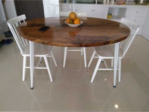chân bàn louis VI -1200 trắng