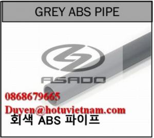 ống thép bọc nhựa ABS màu xám