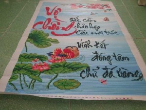 Tranh đính đá Vợ Chồng