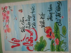Tranh đính đá Vợ Chồng