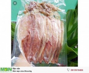 Khô mực loại 1 size 20con/kg