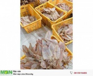 Khô mực loại 1 size 20con/kg