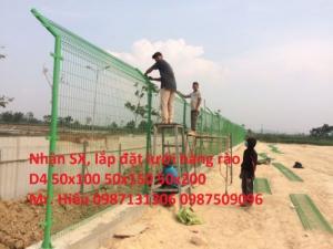 Chuyên SX và lắp đặt trọn gói lưới thép hàng rào D4 50x100 50x150 50x200