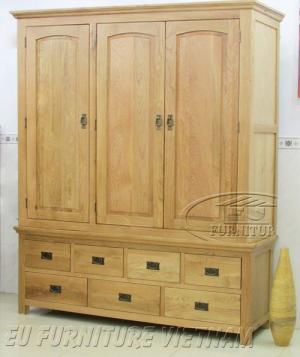 Tủ áo gỗ sồi Mỹ