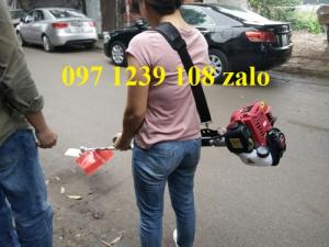 Máy cắt cỏ Honda động cơ 4 thì, cần cứng đeo vai hàng cực tốt