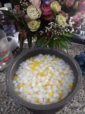 combo 5kg thạch dừa thô tặng kèm hương