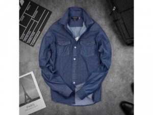 Áo sơ mi nam dài tay cao cấp giả jeans cực đẹp