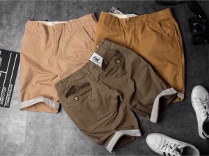 Quần short kaki nam cao cấp 3 màu đẹp kem, da bò, nâu