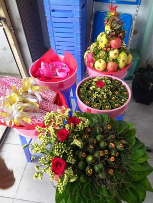 Bộ mâm quả lễ đính hôn nha trang