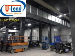 bàn nâng thủy lực, xe nâng người chất lượng ,uy tín