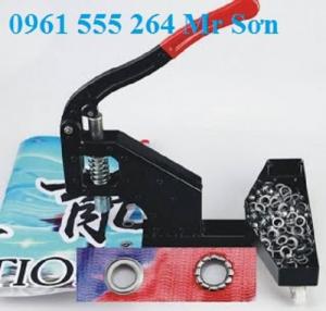 Hướng dẫn sử dụng máy dập khuyên bạt, máy dập khuyên bằng tay.
