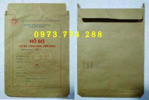 In ấn sản xuất các loại hồ sơ lý lịch cán bộ công chức, các loại hồ sơ viên chức mẫu mã dùng cho toàn quốc