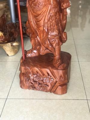 Tượng gỗ Quan Công trấn ải _Mỹ nghệ Âu Lạc