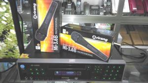 Đầu karaoke 5 số Arirang AR-3600S Trọn bộ gồm có:
Đầu Karaoke 5 số Arirang AR-3600S, Remote, 2v pin 3A, List nhạc, Đĩa nhạc vol 66, dây AV, hướng dẫn sử dụng. Khuyến mãi 2 micro Arirang 3.6B.