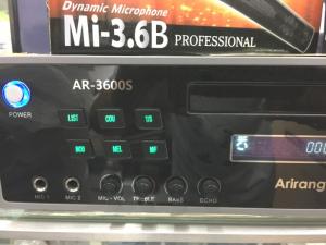Đầu karaoke 5 số Arirang AR-3600S quá quen thuộc với người VIỆT NAM