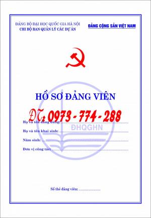 Cần đặt in bì, túi, vỏ, hồ sơ đảng viên giá rẻ