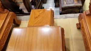 Bộ bàn ghế chạm lân , mặt liền chắc chắn