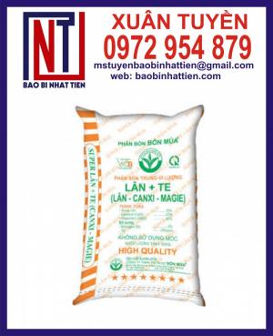 Bao bì đựng phân bón 25kg có tráng keo