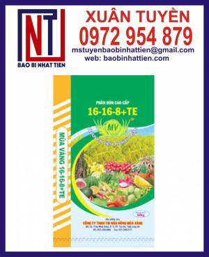Bao bì đựng phân bón 25kg có tráng keo