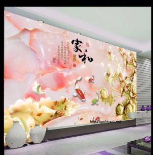 tranh ngọc 3d phòng khách